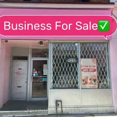 commercial, sale, Sale Of Business, 422 Spadina Ave, Kensington-Chinatown, Toronto 
					422 Spadina Ave, Kensington-Chinatown, Toronto