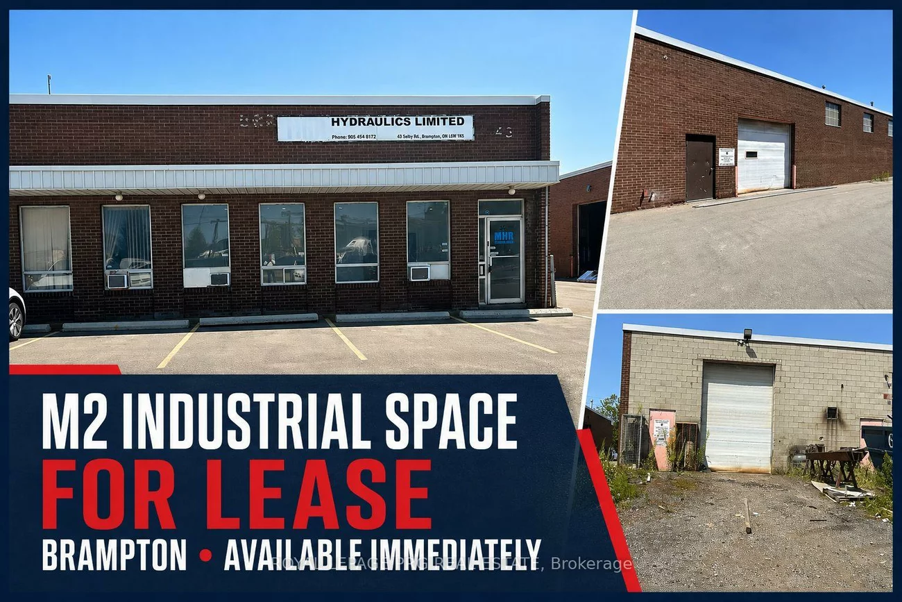 43, Selby, Brampton East Industrial, Brampton