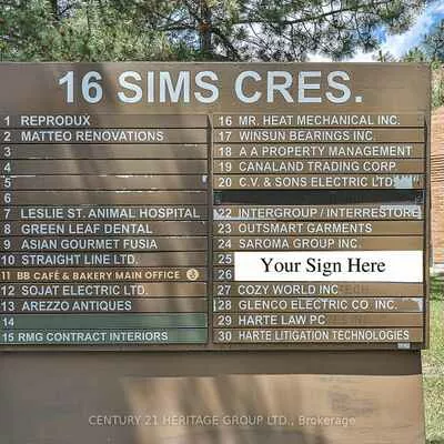 16, Sims, Beaver Creek Business Park, Richmond Hill