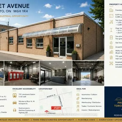 Commercial for sale, 20, Jenet, Dovercourt-Wallace Emerson-Junction, Toronto