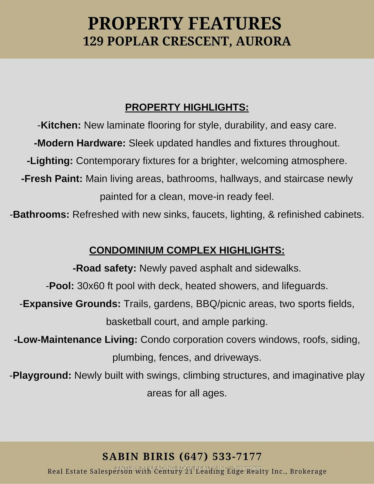 129, POPLAR, Aurora Highlands, Aurora