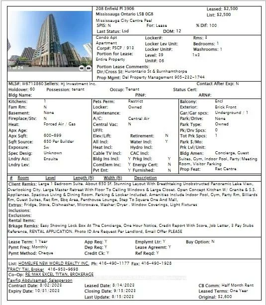 208, Enfield, City Centre, Mississauga