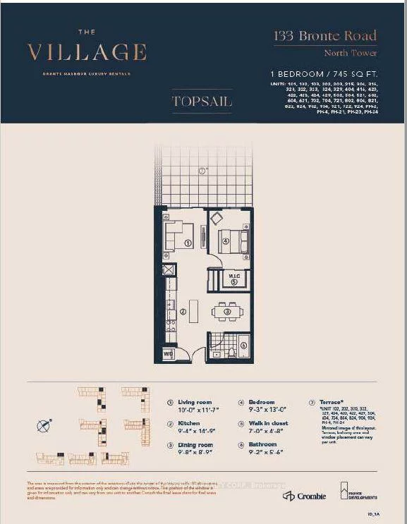 133, Bronte, 1001 - BR Bronte, Oakville