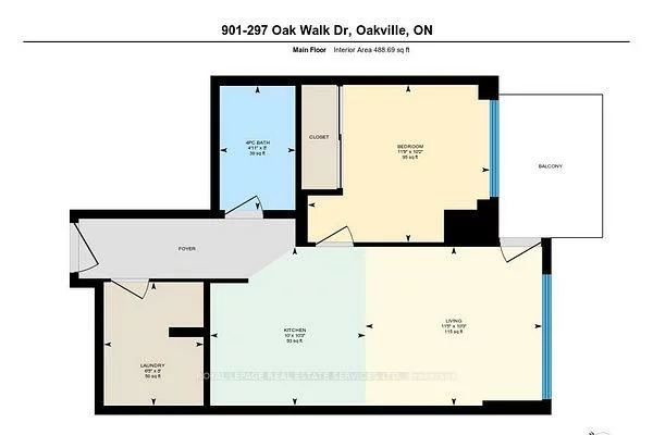 297, Oak Walk, 1015 - RO River Oaks, Oakville