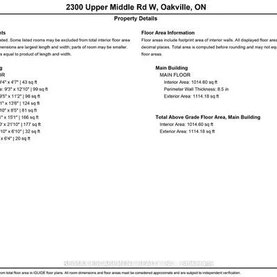 2300, Upper Middle, 1007 - GA Glen Abbey, Oakville