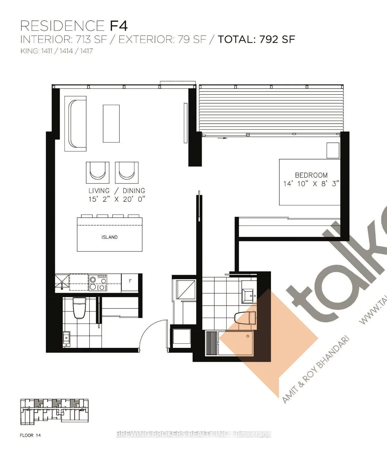 629, King St W, Waterfront Communities C1, Toronto