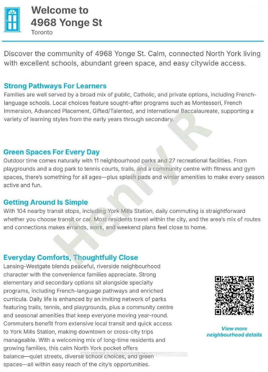 4968, Yonge, Lansing-Westgate, Toronto