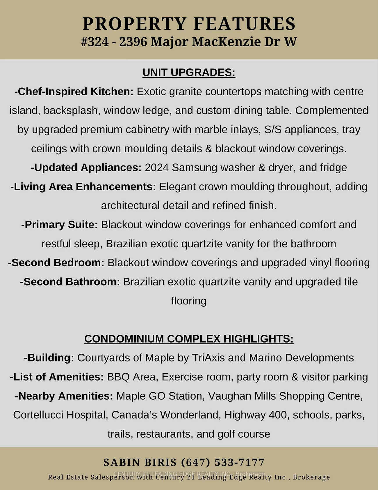 2396, MAJOR MACKENZIE, Maple, Vaughan