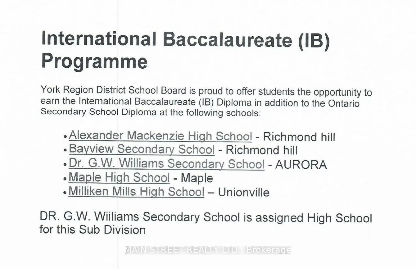 30, Conover, Bayview Northeast, Aurora