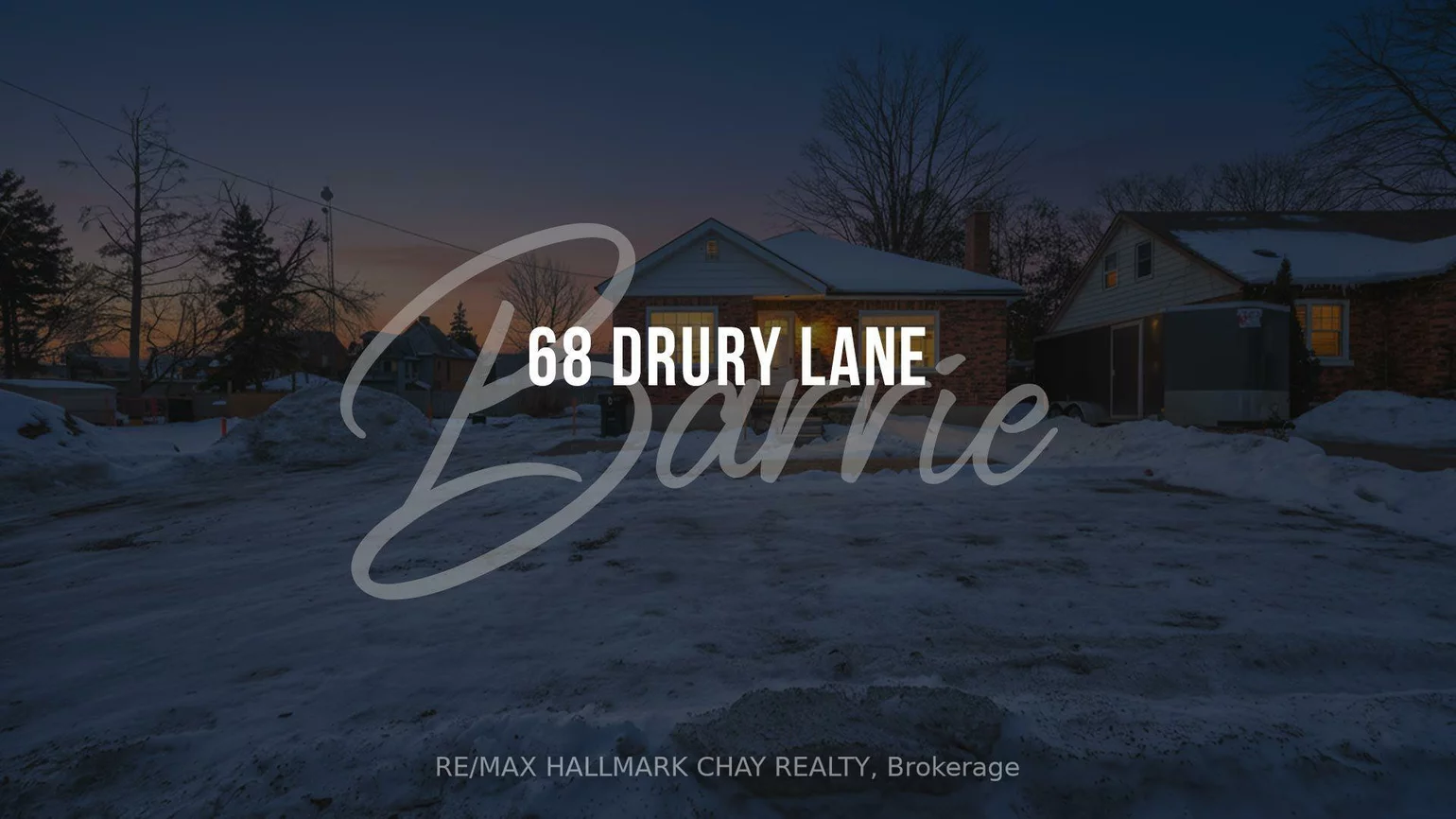 68, Drury, Wellington, Barrie