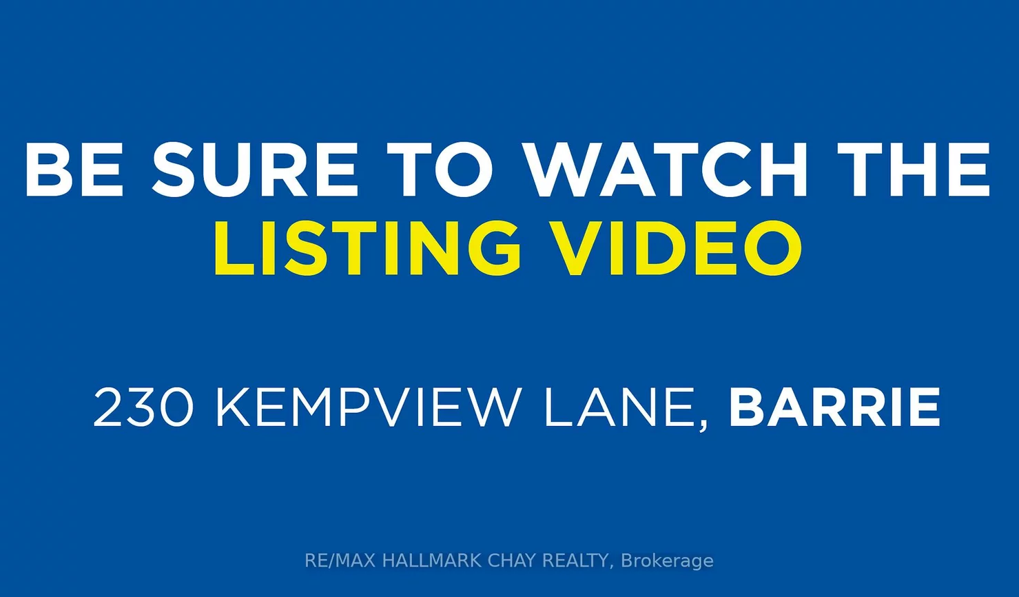 230, Kempview, South Shore, Barrie