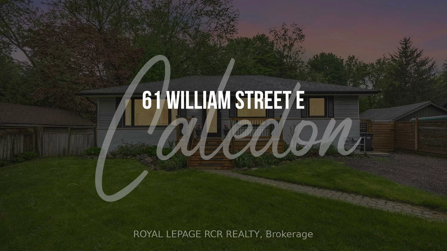 61, William, Rural Caledon, Caledon