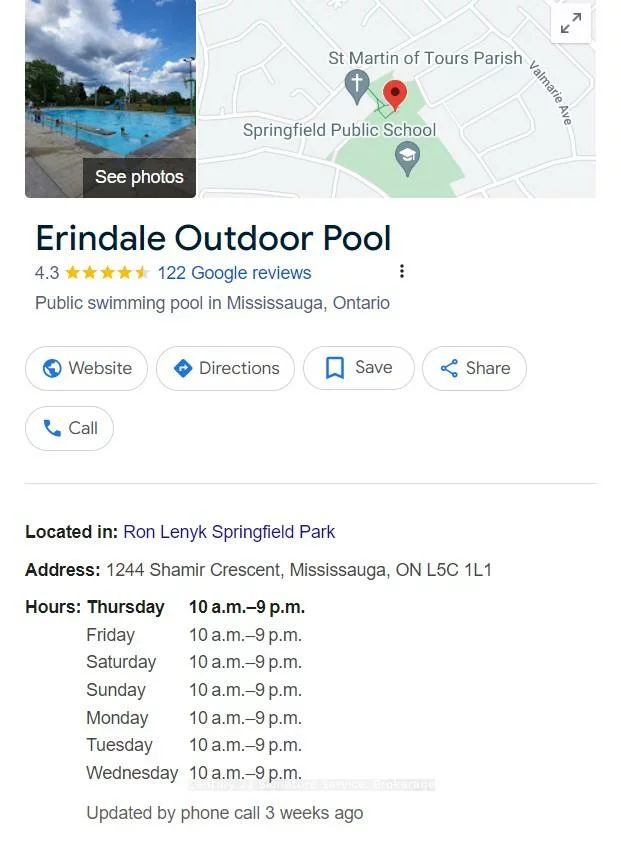 3583, Ellengale, Erindale, Mississauga
