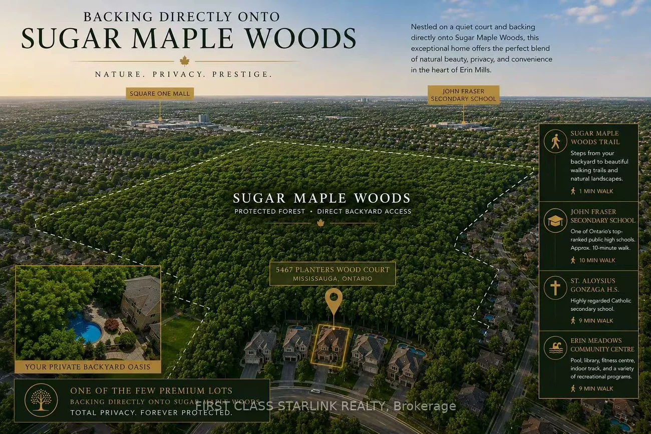 5467, Planters Wood, Central Erin Mills, Mississauga