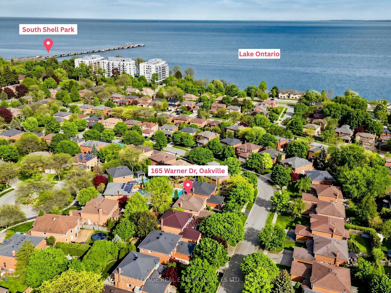 165, Warner, 1001 - BR Bronte, Oakville
