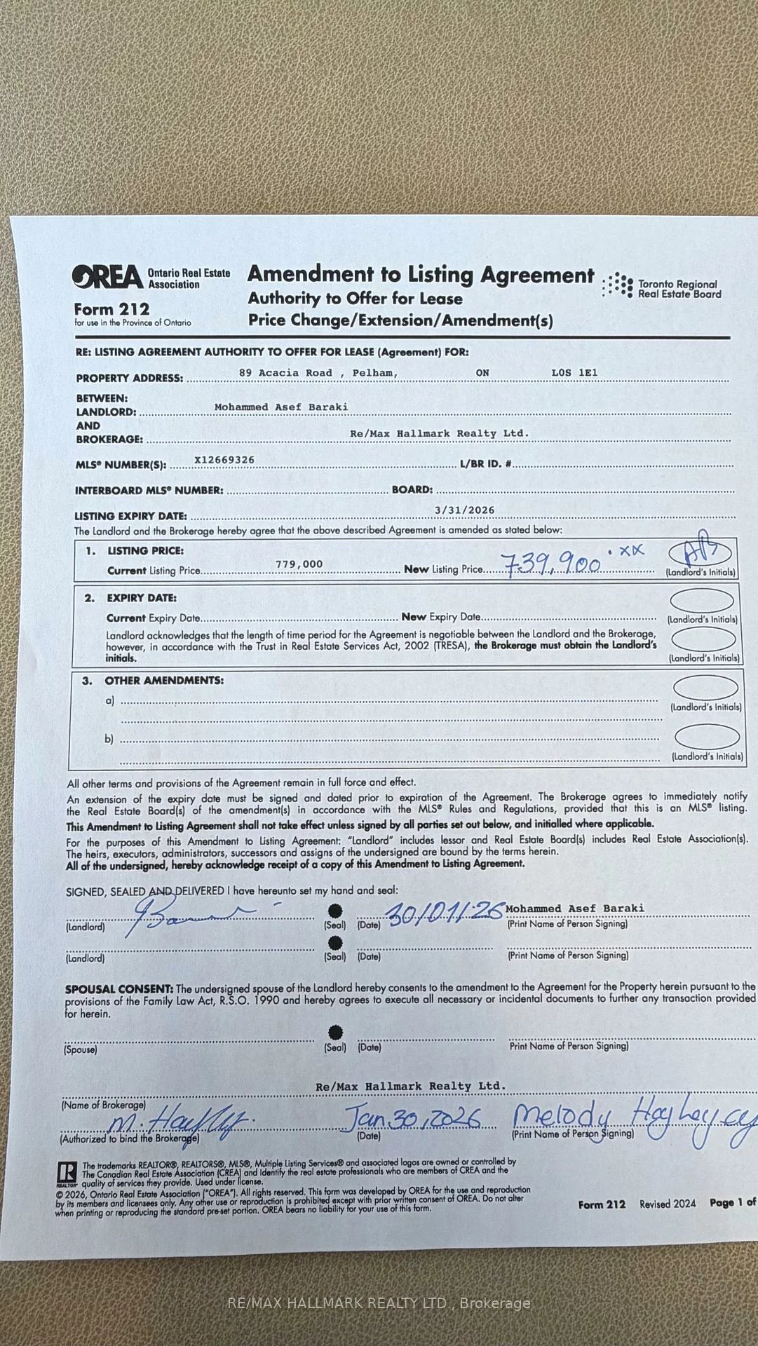 31, Naughton, Westbrook, Richmond Hill