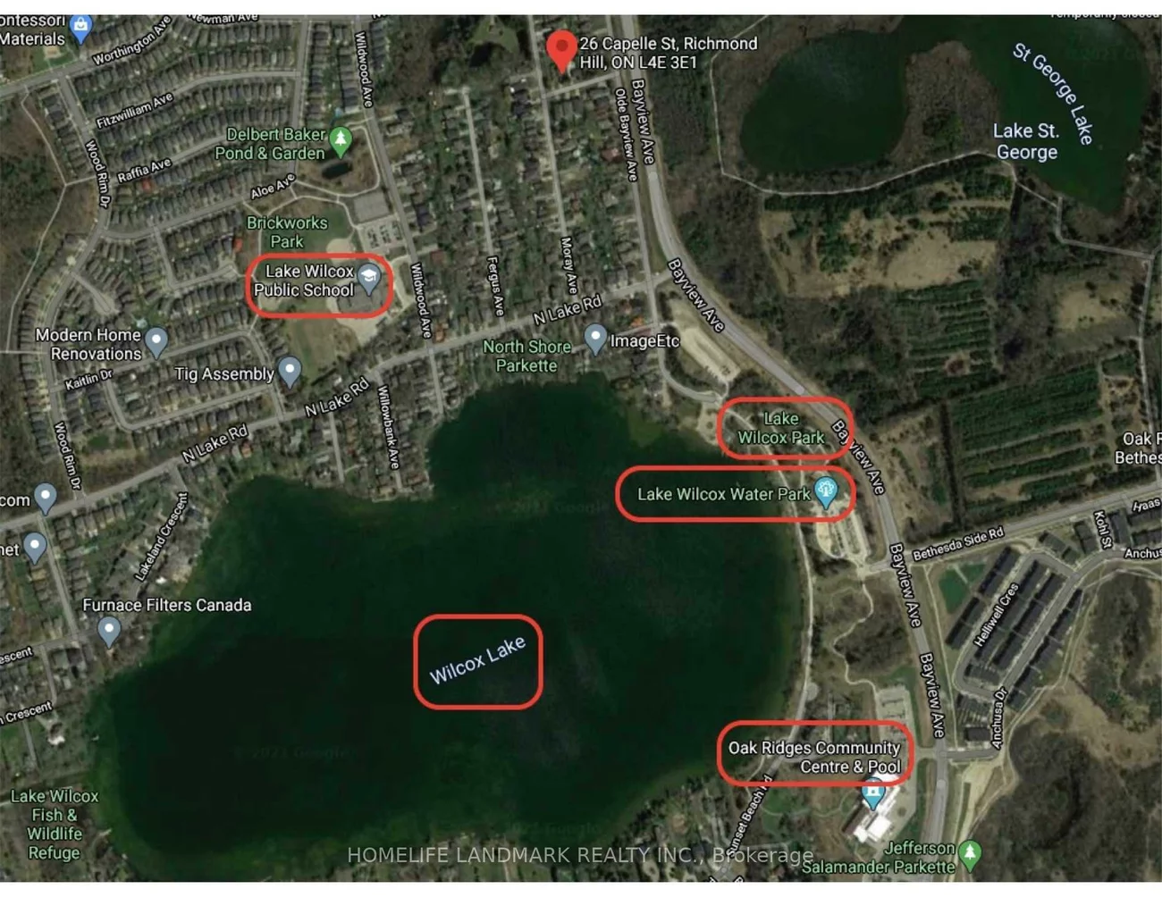 26, Capelle, Oak Ridges Lake Wilcox, Richmond Hill
