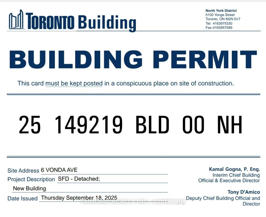 6, Vonda, Willowdale East, Toronto